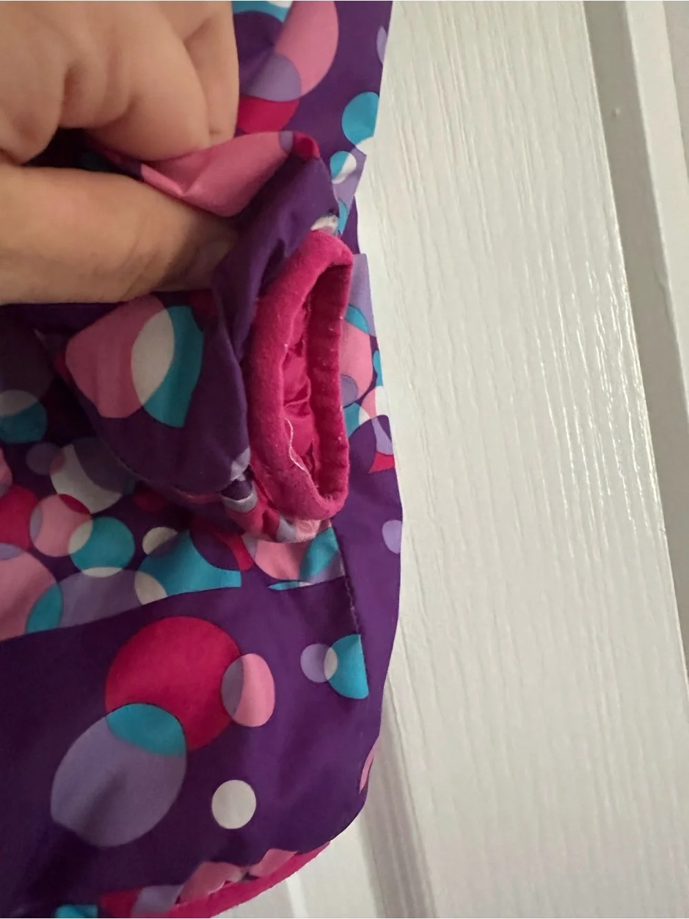The North Face colorful bubble